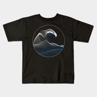 Dramabite The minimal wave off Kanagawa Kids T-Shirt